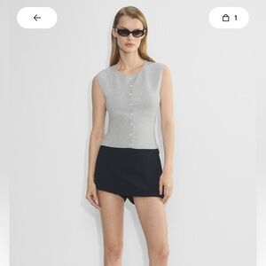 ARITZIA GOLIGHTLY SLEEVELESS CARDIGAN